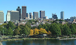 photo of the Boston skyline